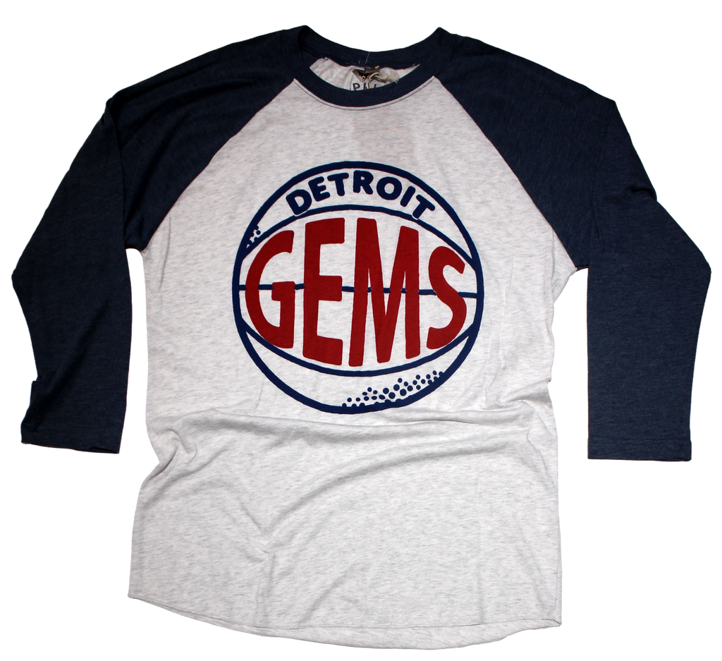 Detroit Gems raglan tshirt - 1946
