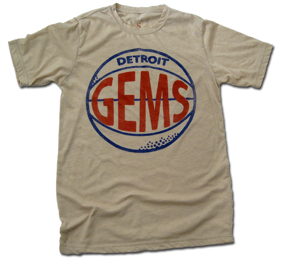 Detroit Gems tshirt - 1946
