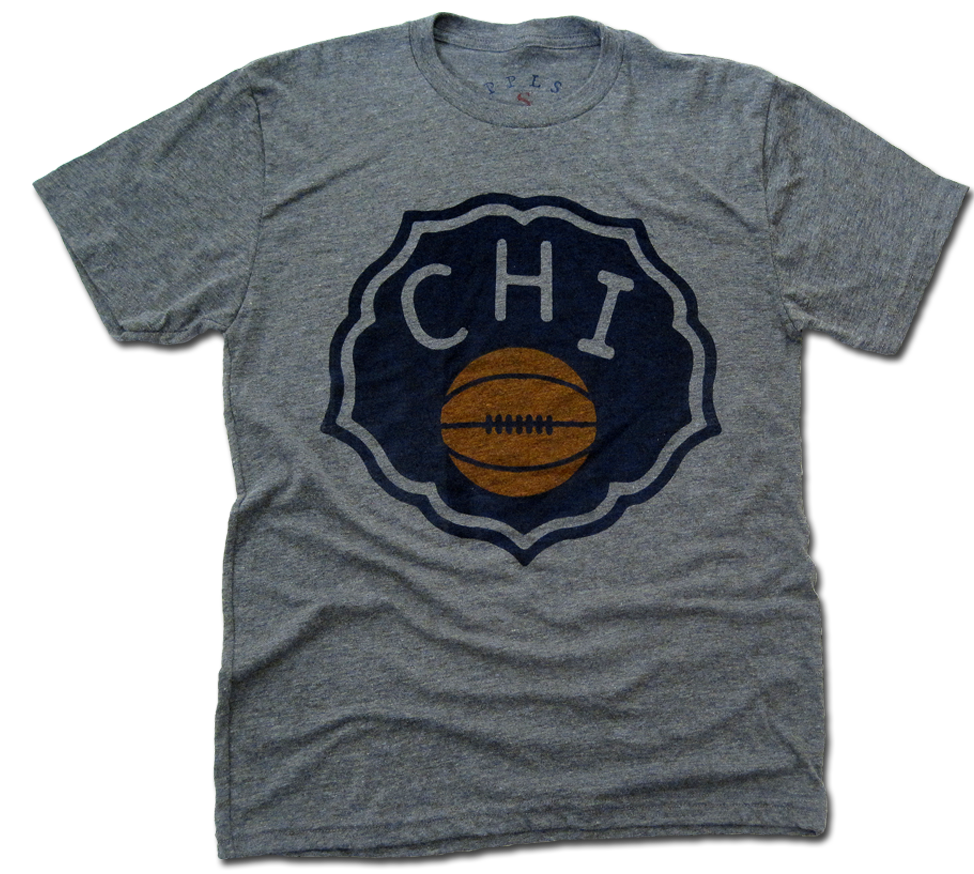 Chicago Duffy Florals - heather grey