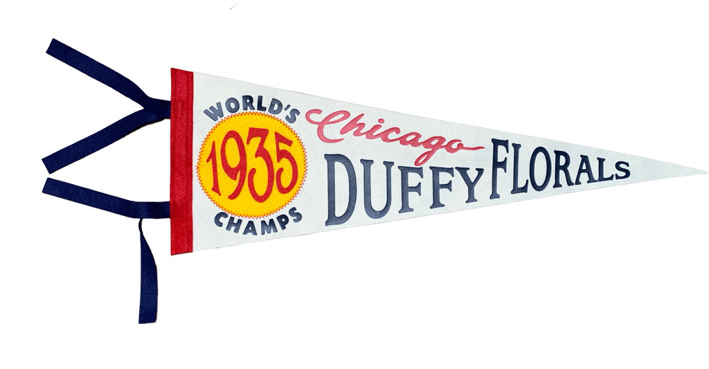 Chicago Duffy Florals Championship Pennant