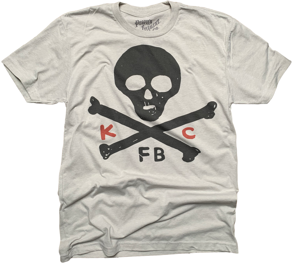 Kansas City Football Skulls tshirt