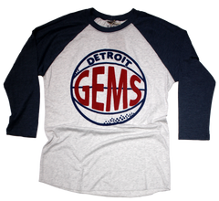 Detroit Gems raglan tshirt - 1946