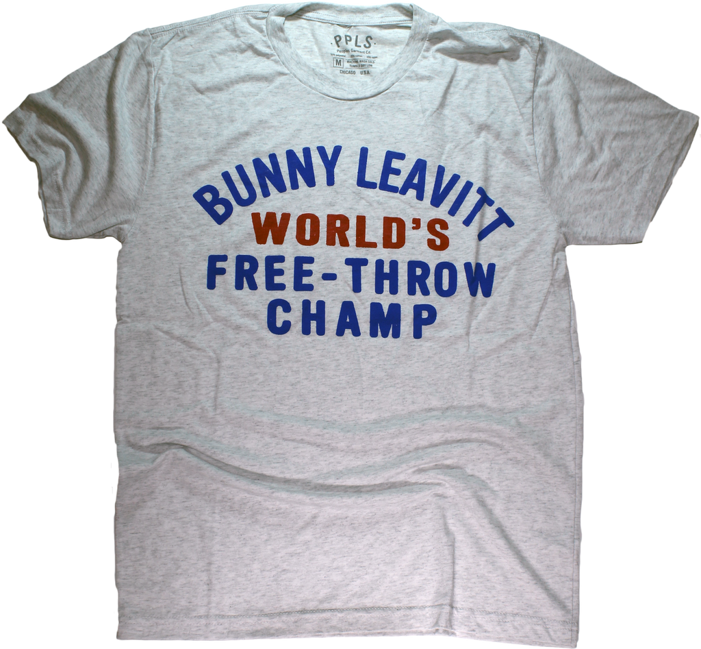 Chicago's Bunny Leavitt Free Throw Champ tshirt