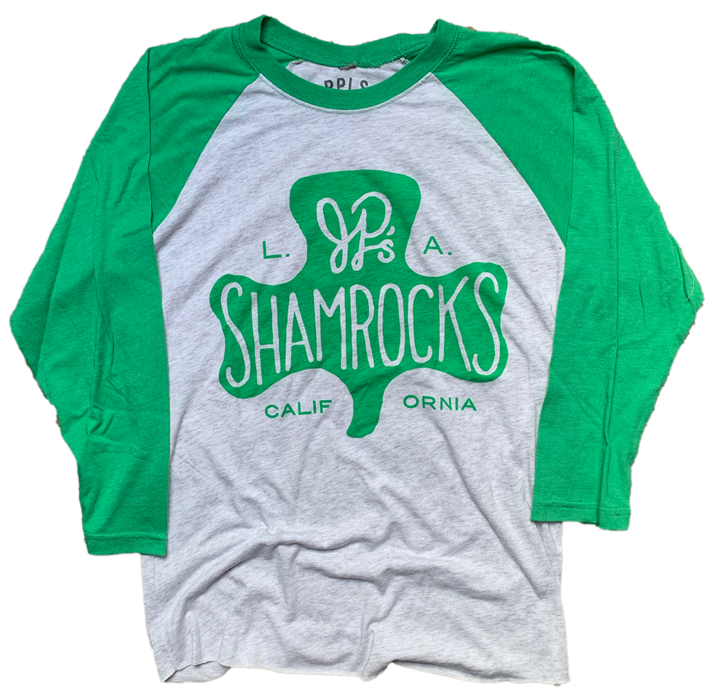 J.P. Shamrocks raglan shirt